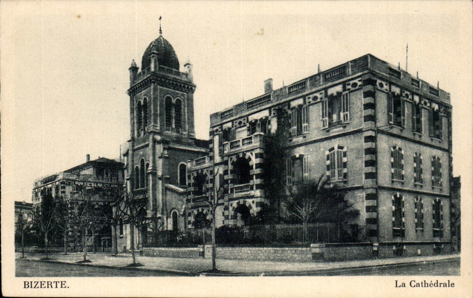 Tunisia CPA Bizerte the cathedral
