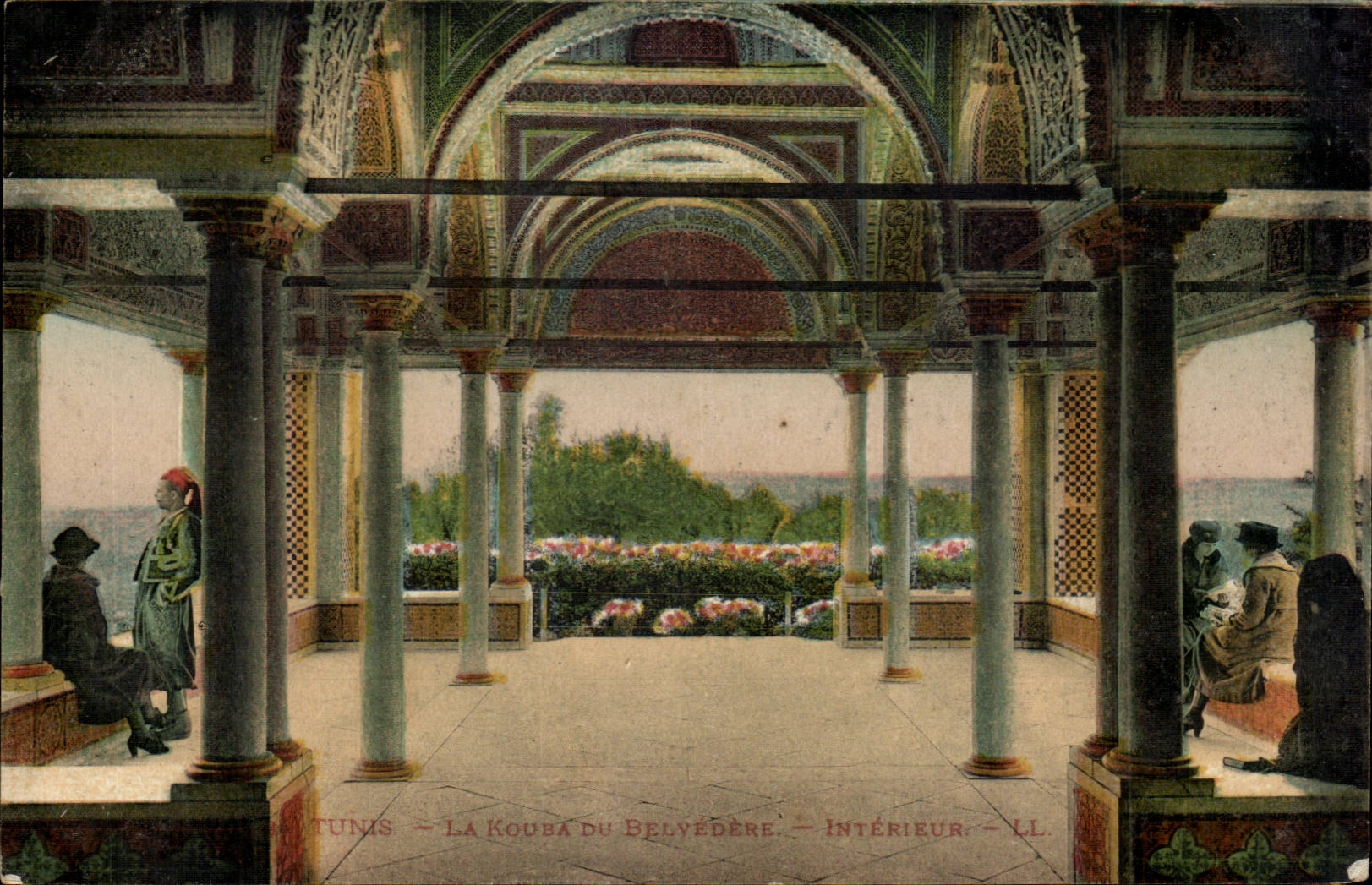 Tunisia CPA Tunis Kouba of the Interior view-point