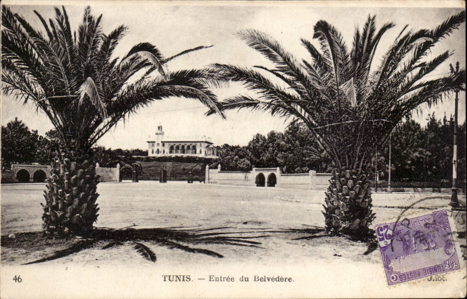 Tunisia Tunis CPA Entrance of the view-point