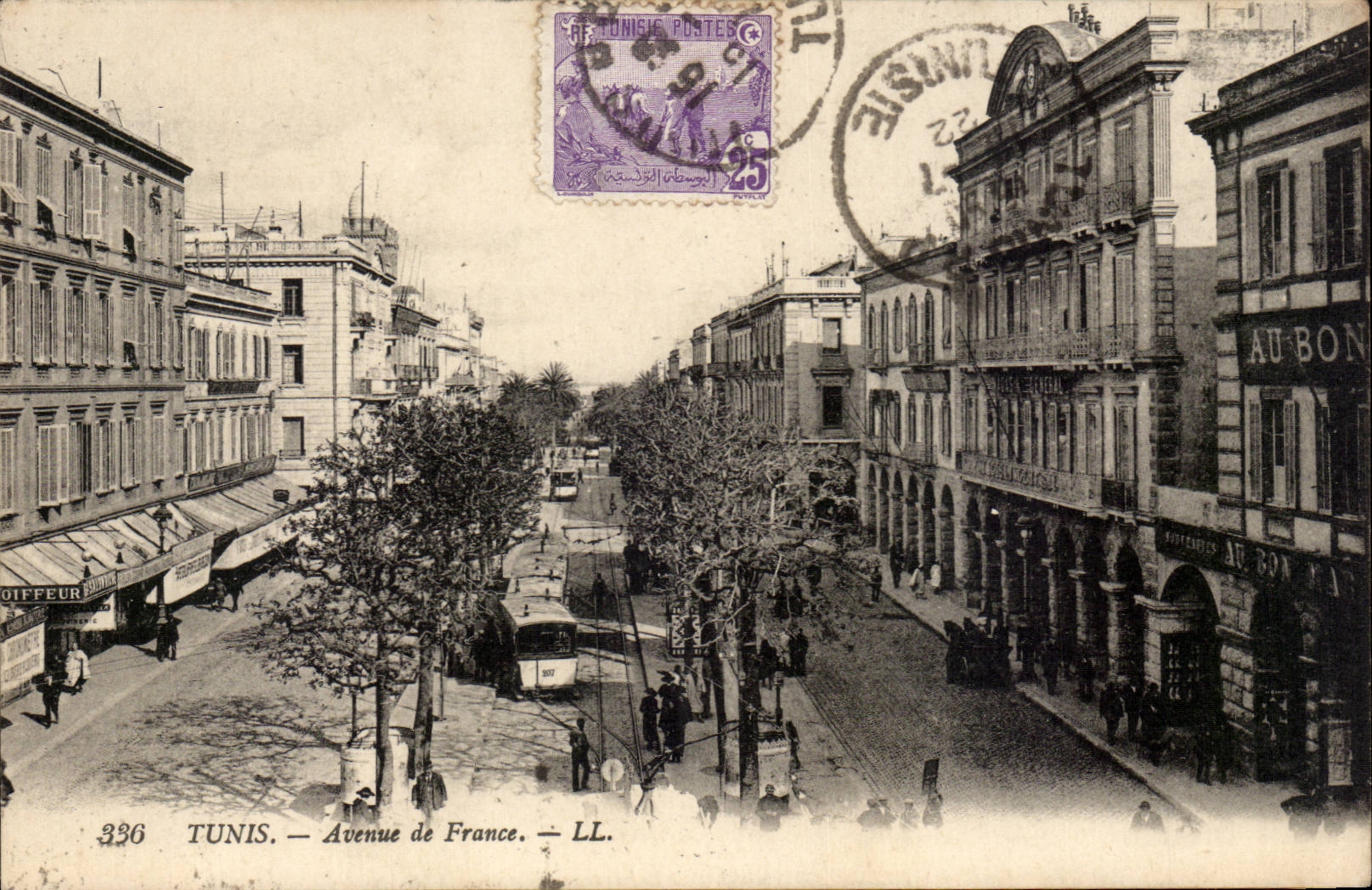 Tunisia CPA Tunis Which occurred of France