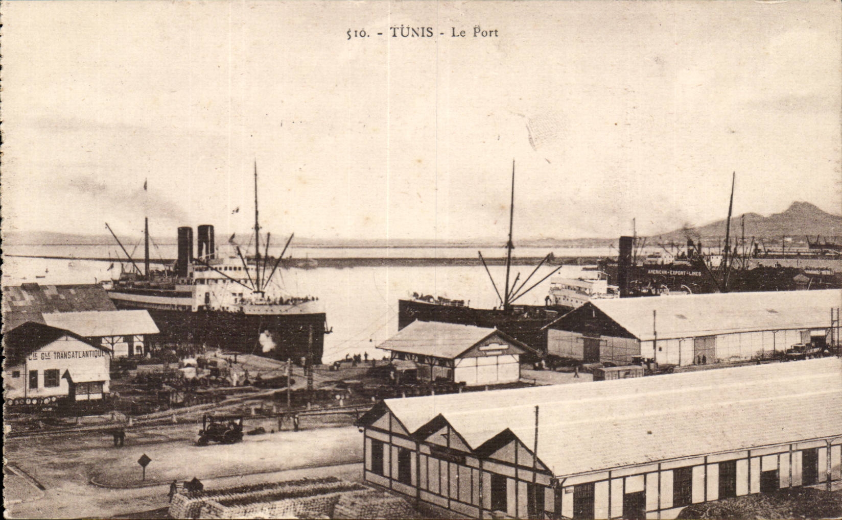 Tunisia CPA Tunis the port