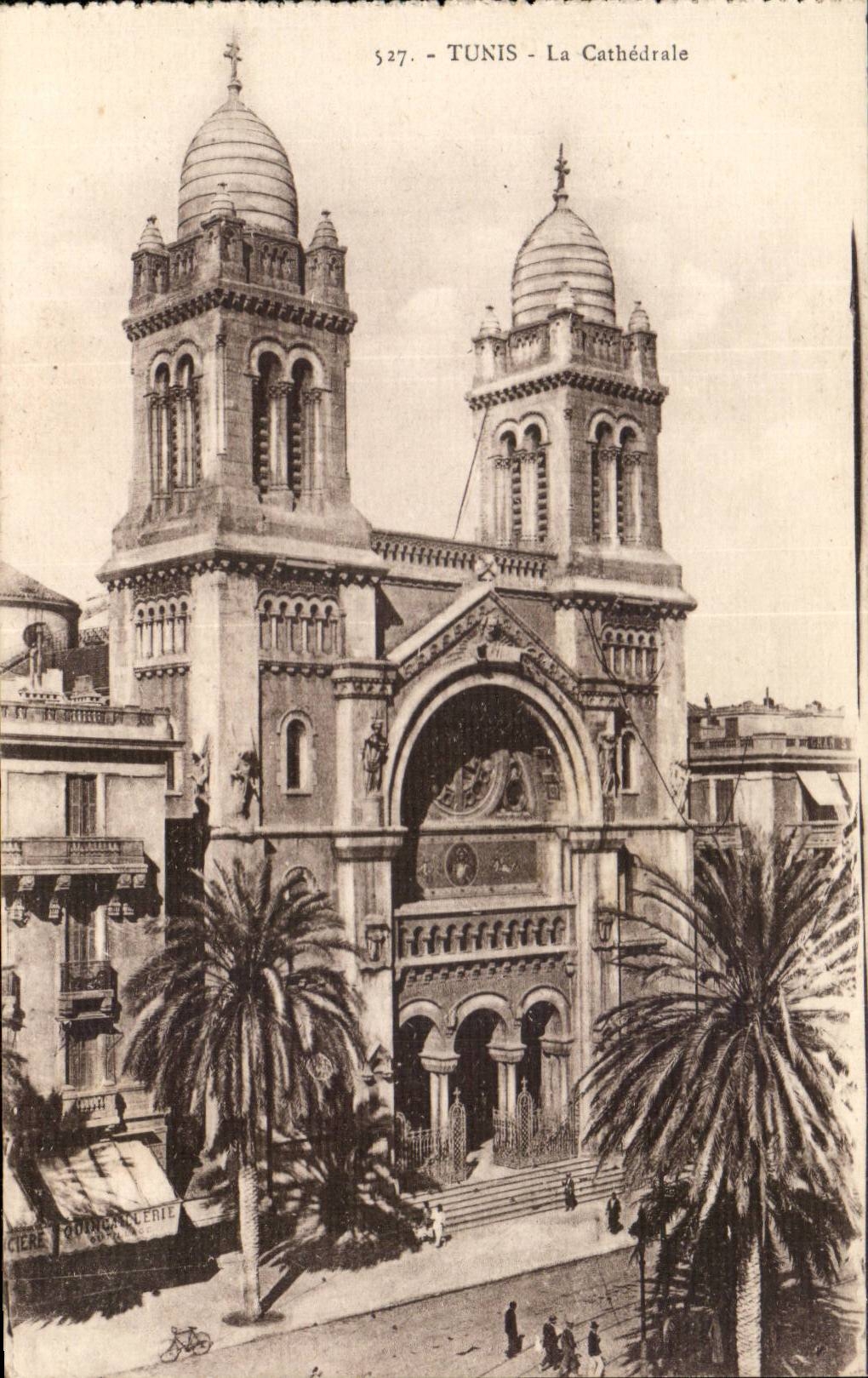 Tunisia CPA Tunis the cathedral