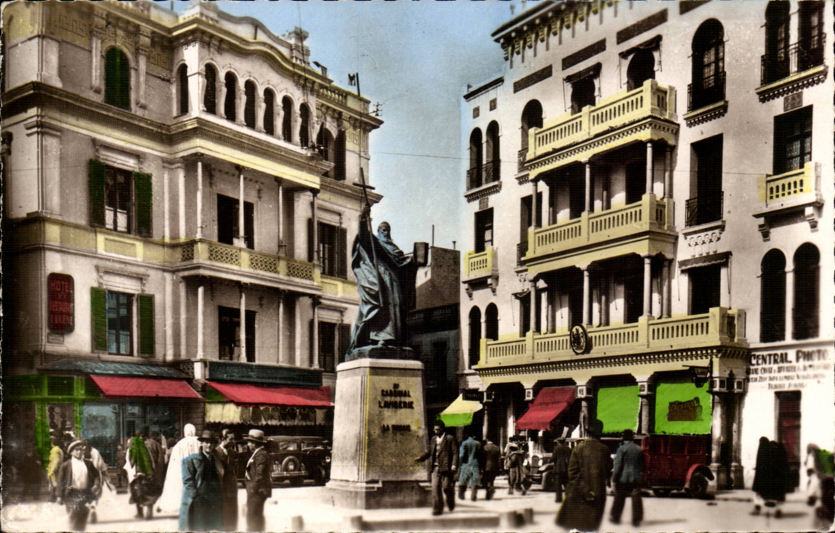 Tunisia MODERN CARD Tunis Places Lavignerie