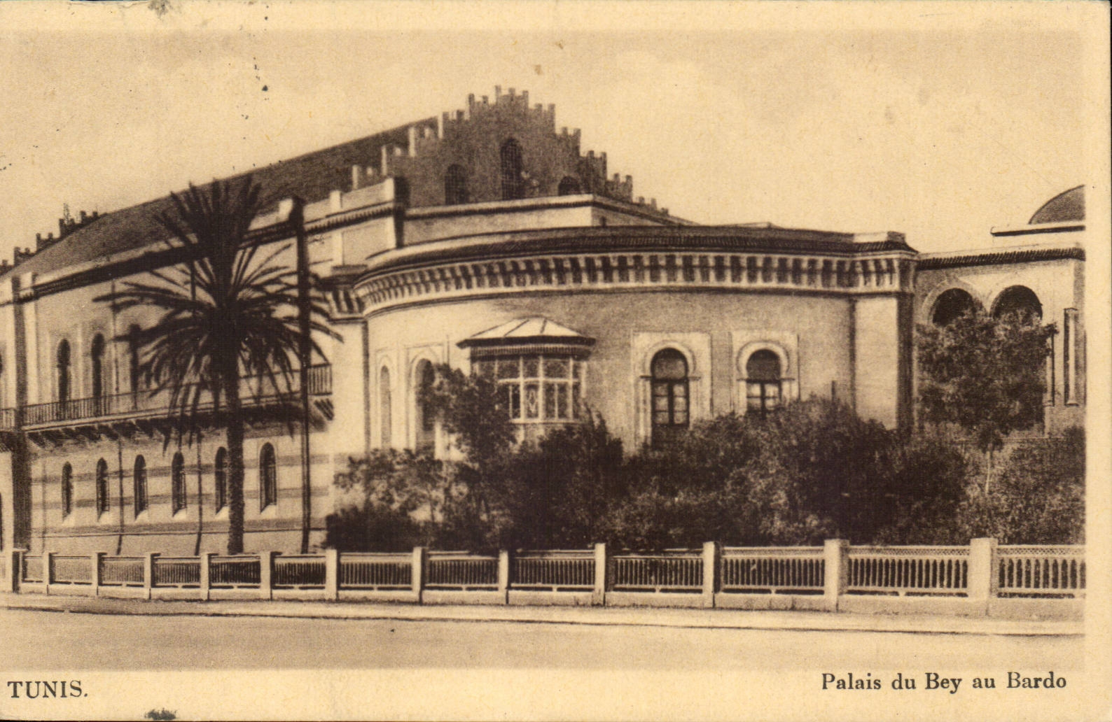 Tunisia CPA Tunis Palate of the Bey in Bardo