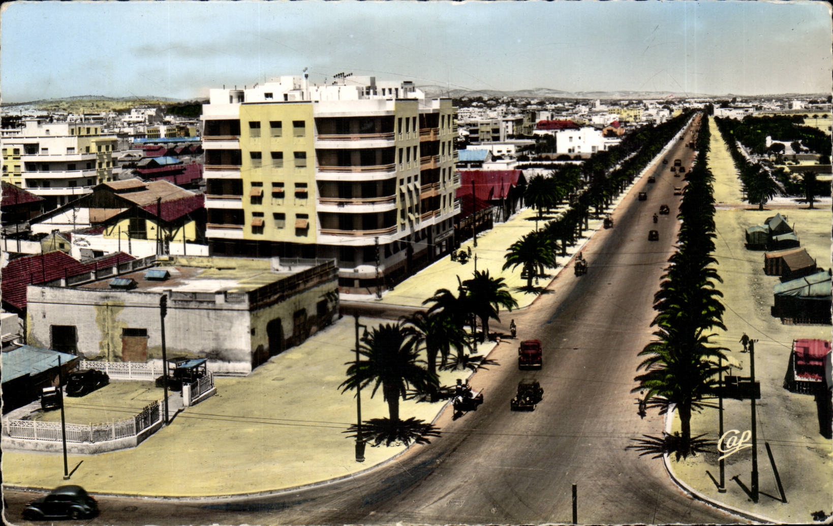 Tunisia CPA Tunis the Gambetta avenue