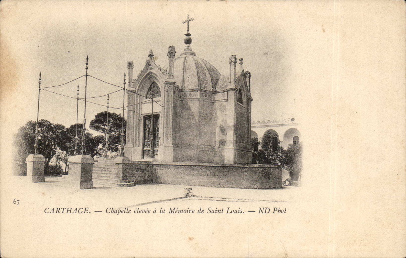 Tunisia CPA Carthage Vault raised with the memory of Saint Louis