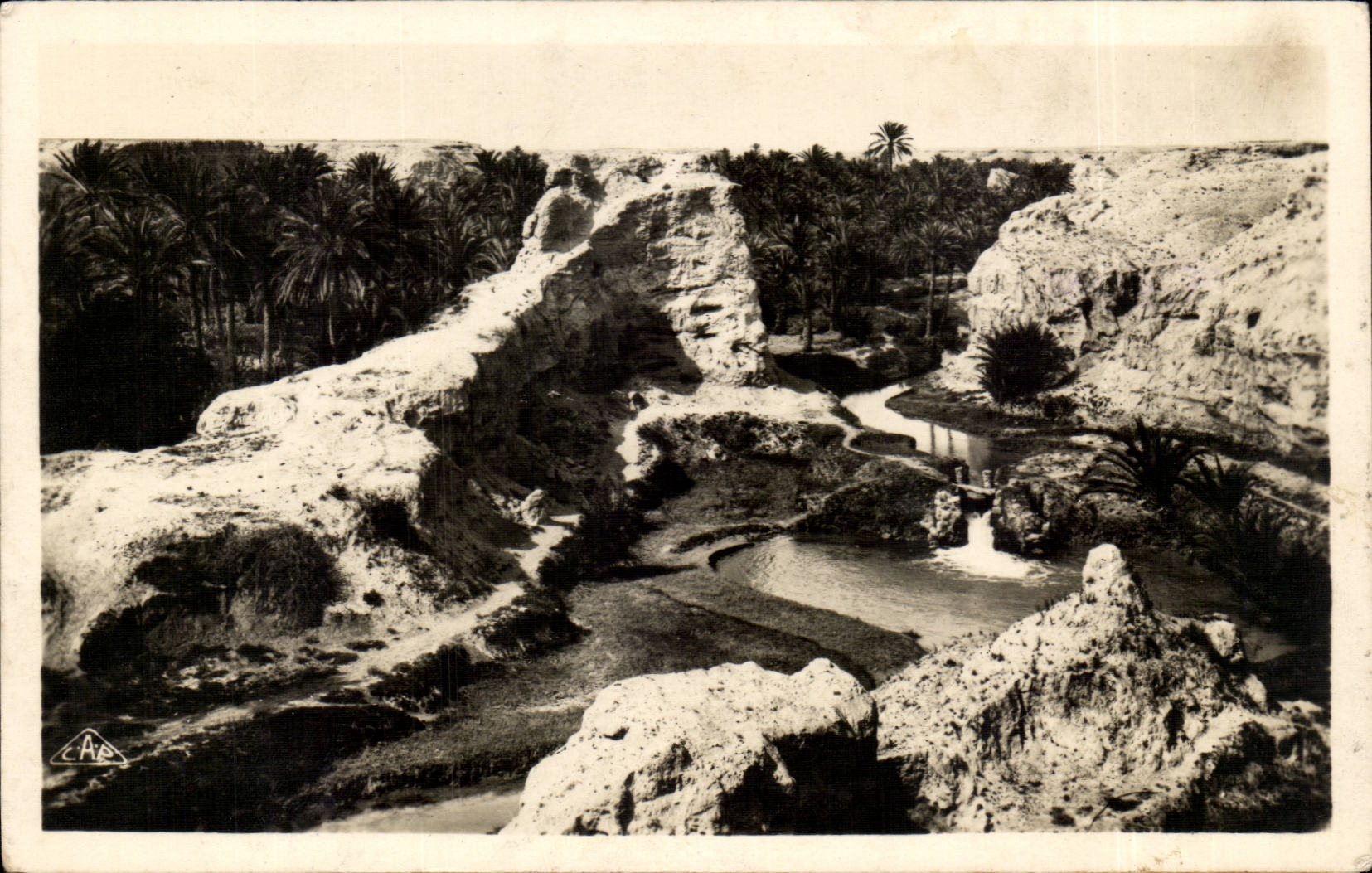 Tunisia CPA Close-cropped Gabes el wadi