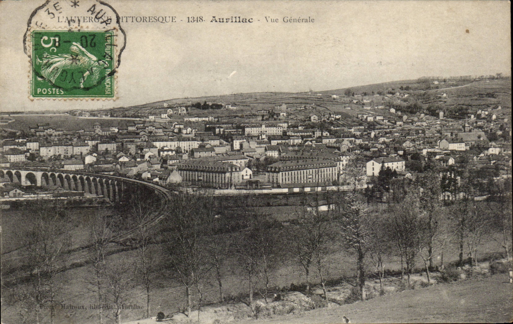 CPA Aurillac Cantal View
