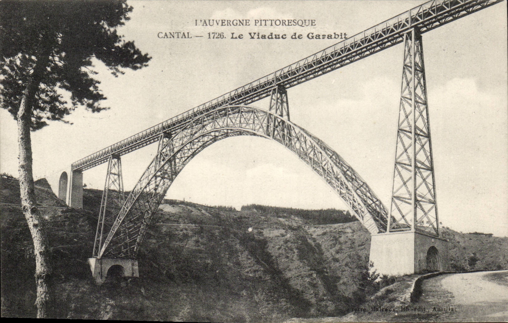 Cantal CPA the viaduct of Garabit