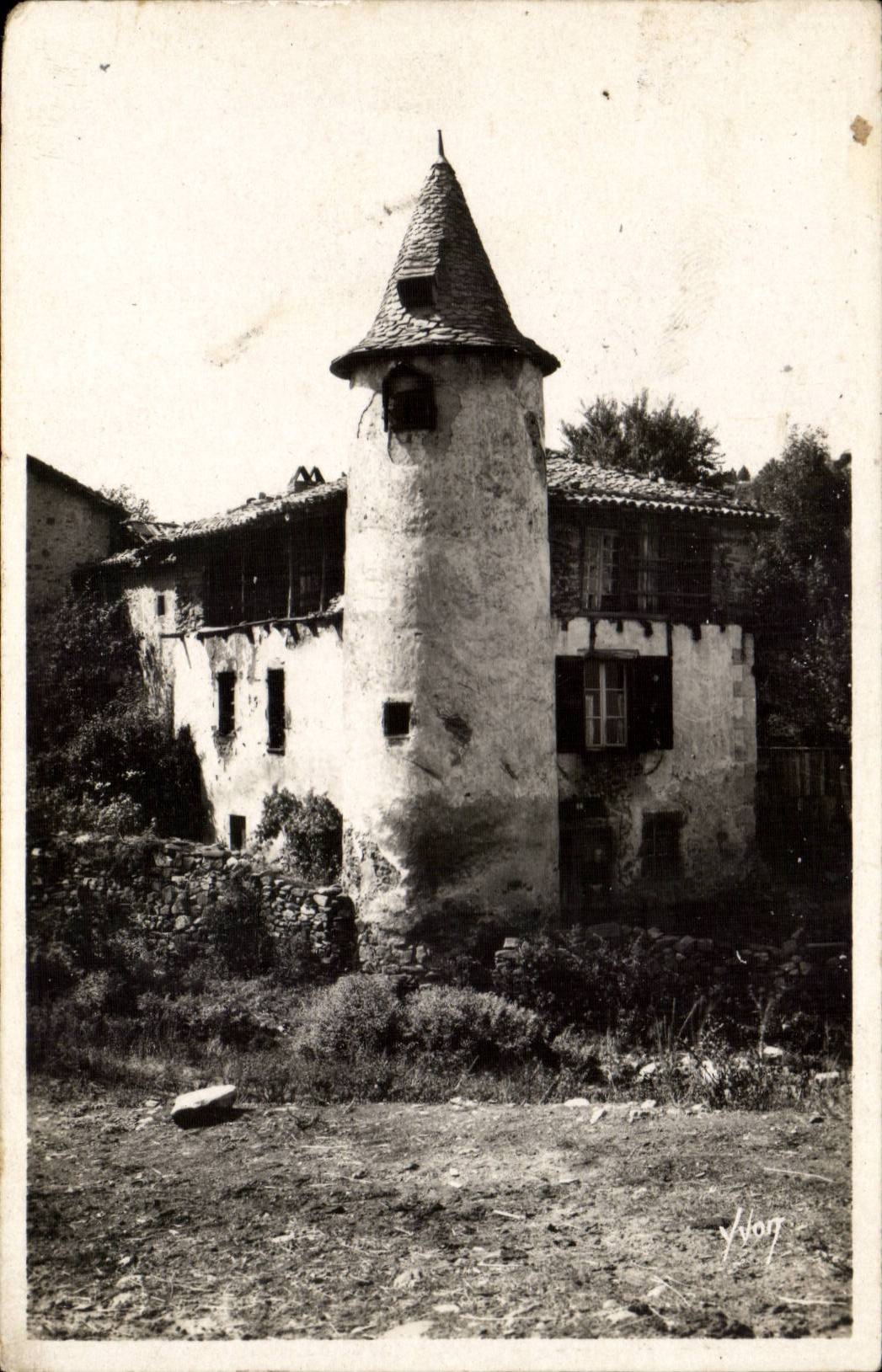 Auvergne CPA Saint Flour Old house auvergnate