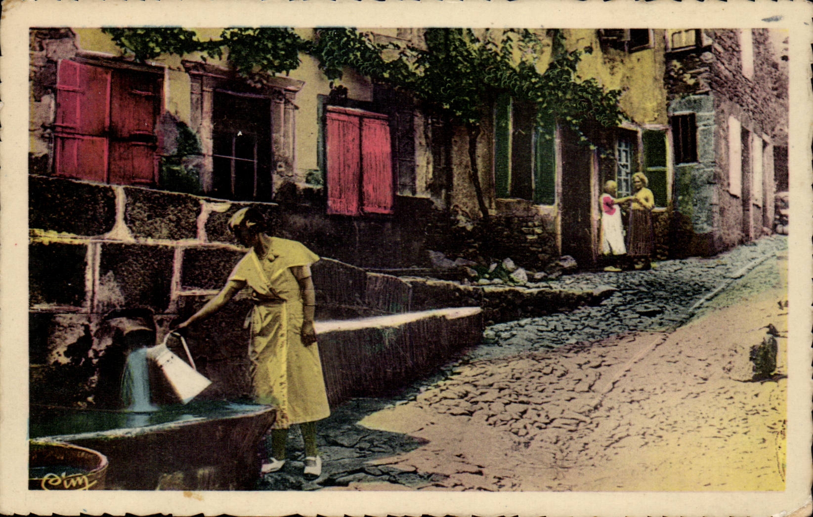 Auvergne CPA Chaudesaignes the marvellous source of By