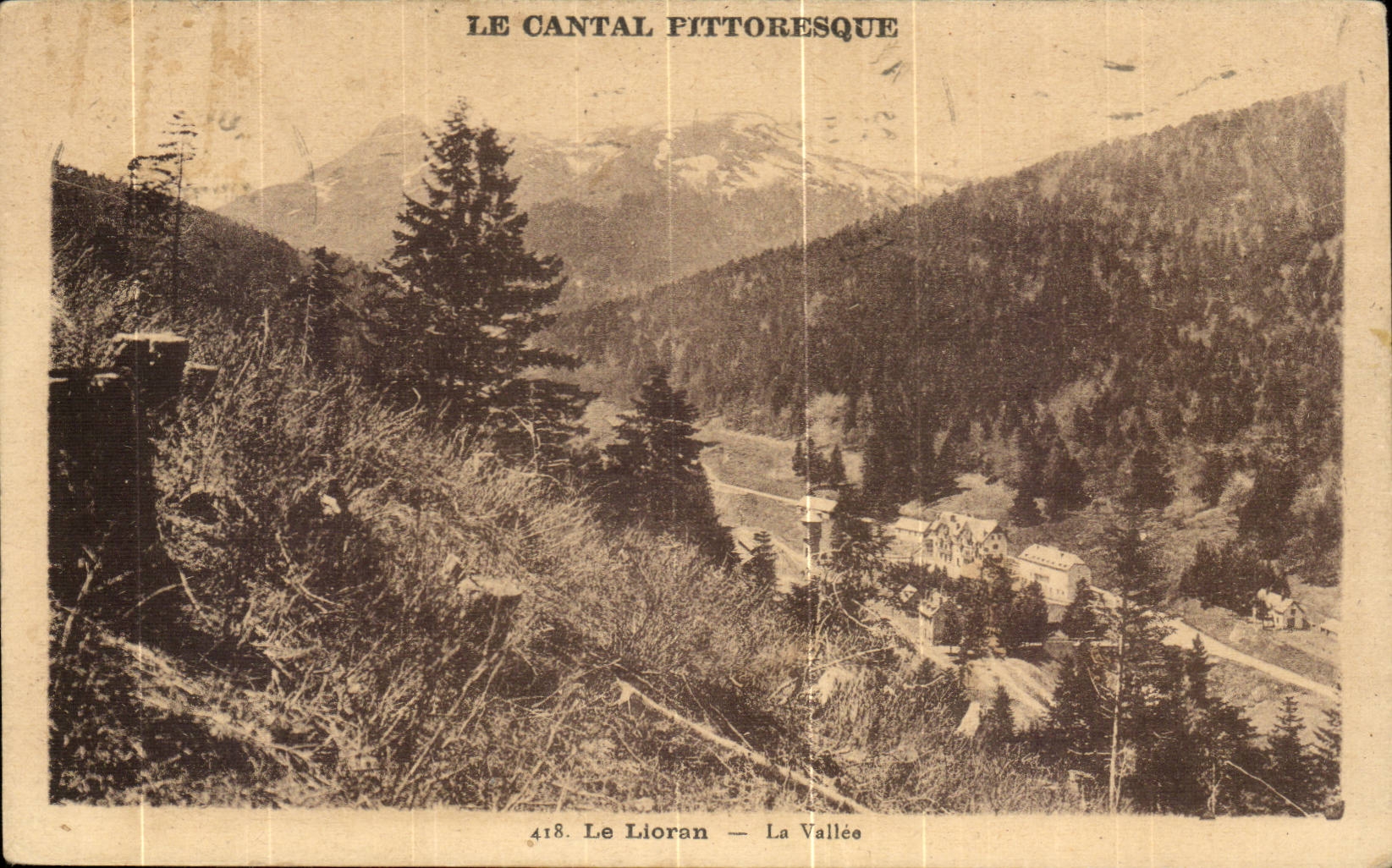 Auvergne Cantal CPA Lioran the valley
