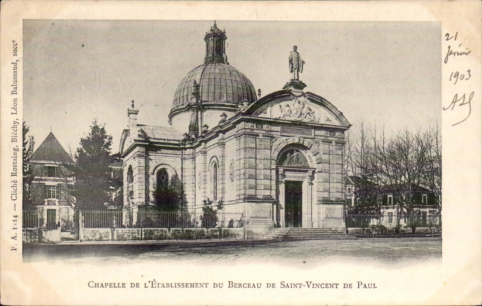 DAx CPA Chapelle de l'etablissement du berceau de Saint Vincent de Paul
