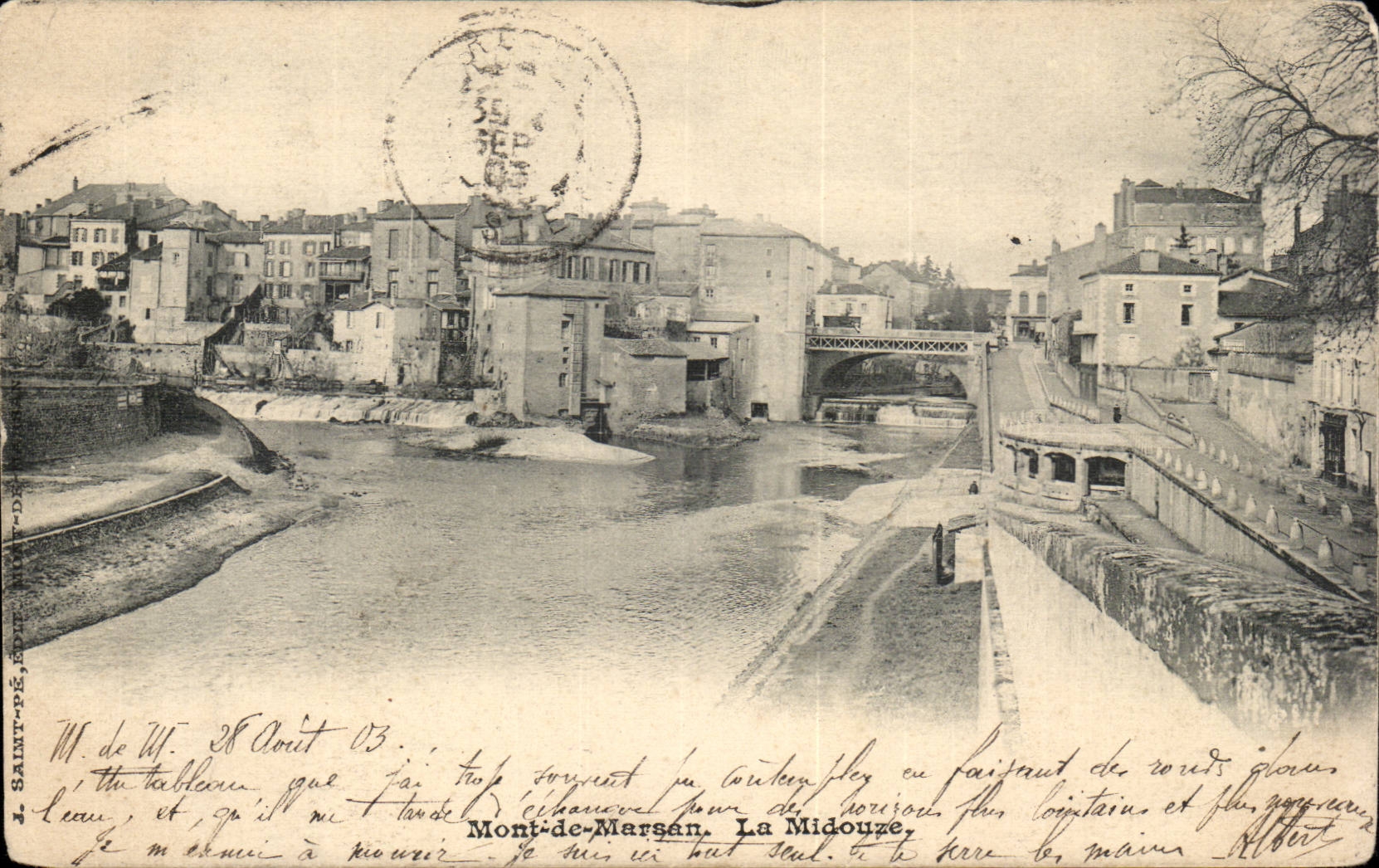 Mount of Marsan CPA Midouze