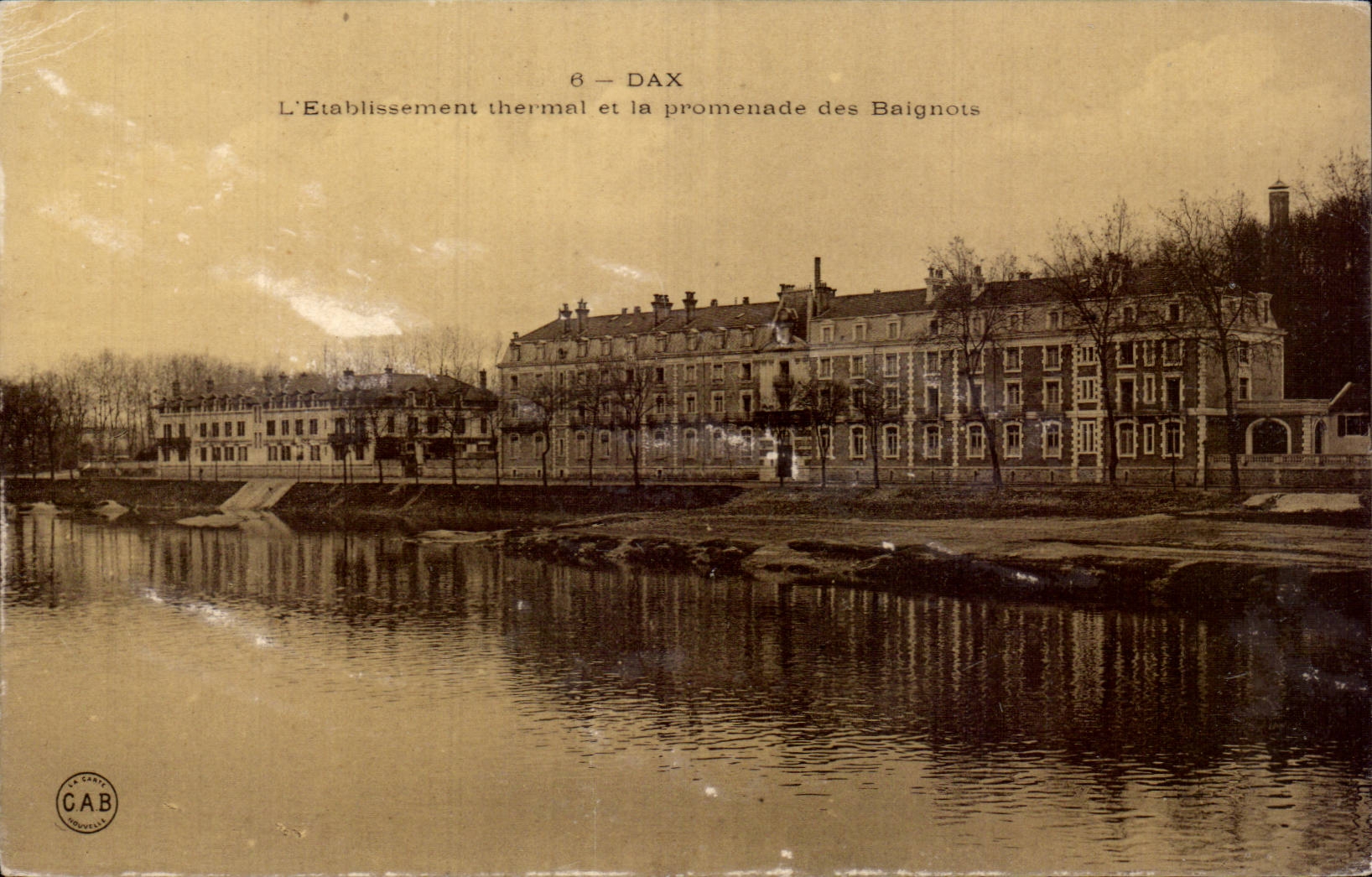 CPA Dax Etablissement thermal et la promenade des Baignots