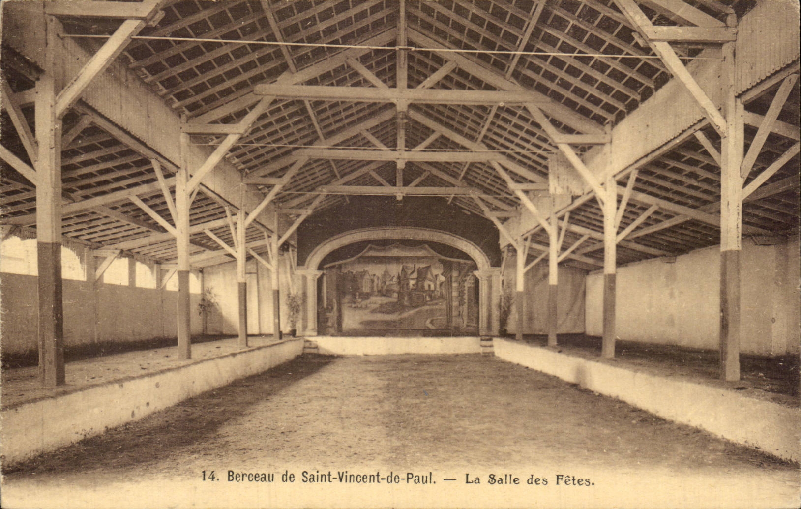 CPA Cradle of Saint Vincent of Paul the village hall