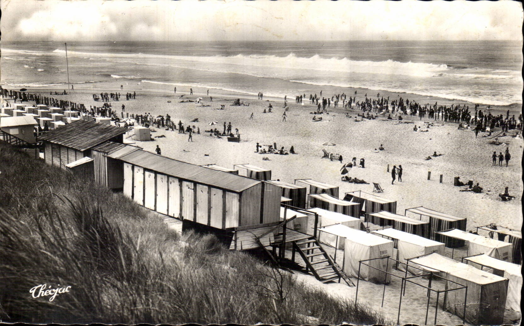 MODERN CARD Mimizan the beach