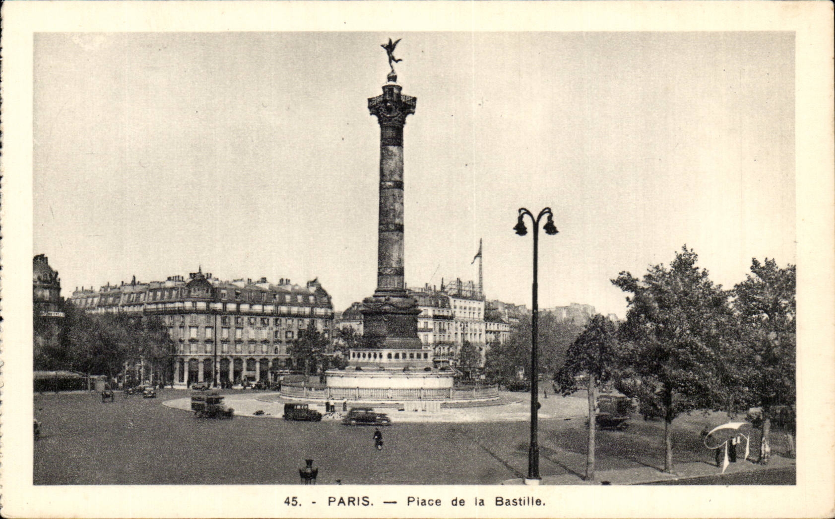 Paris CPA Places Bastille