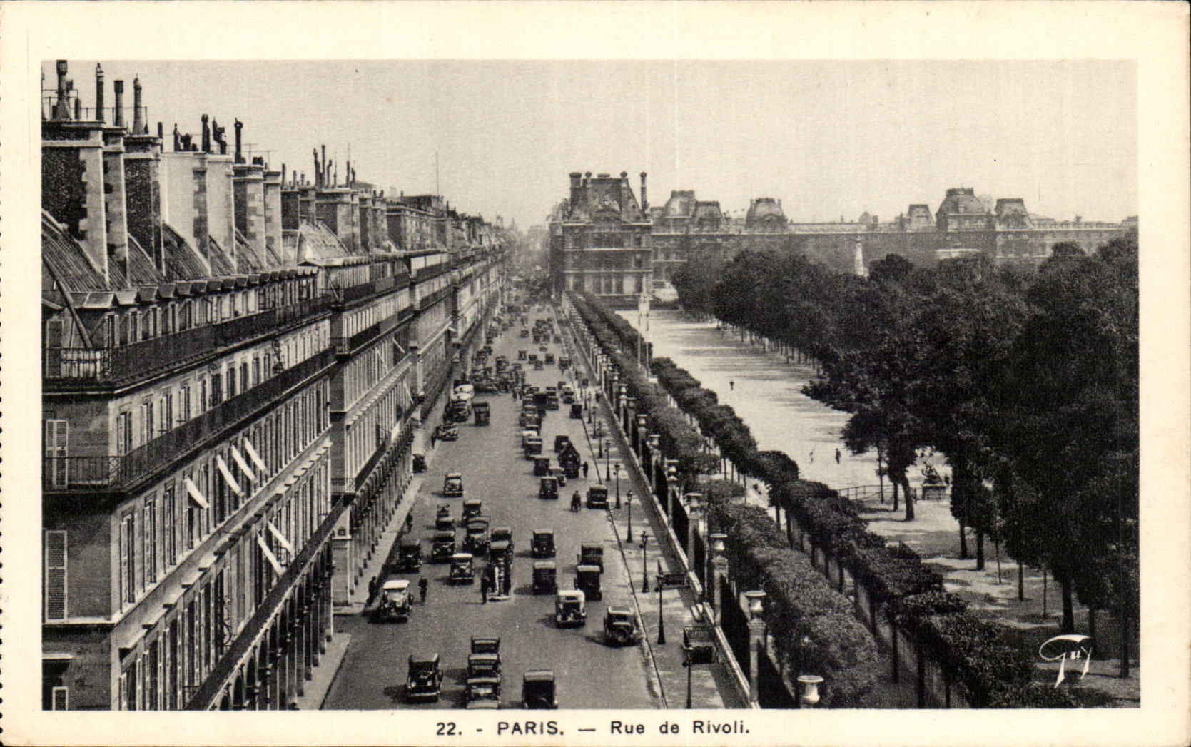 Paris CPA Rue de Rivoli