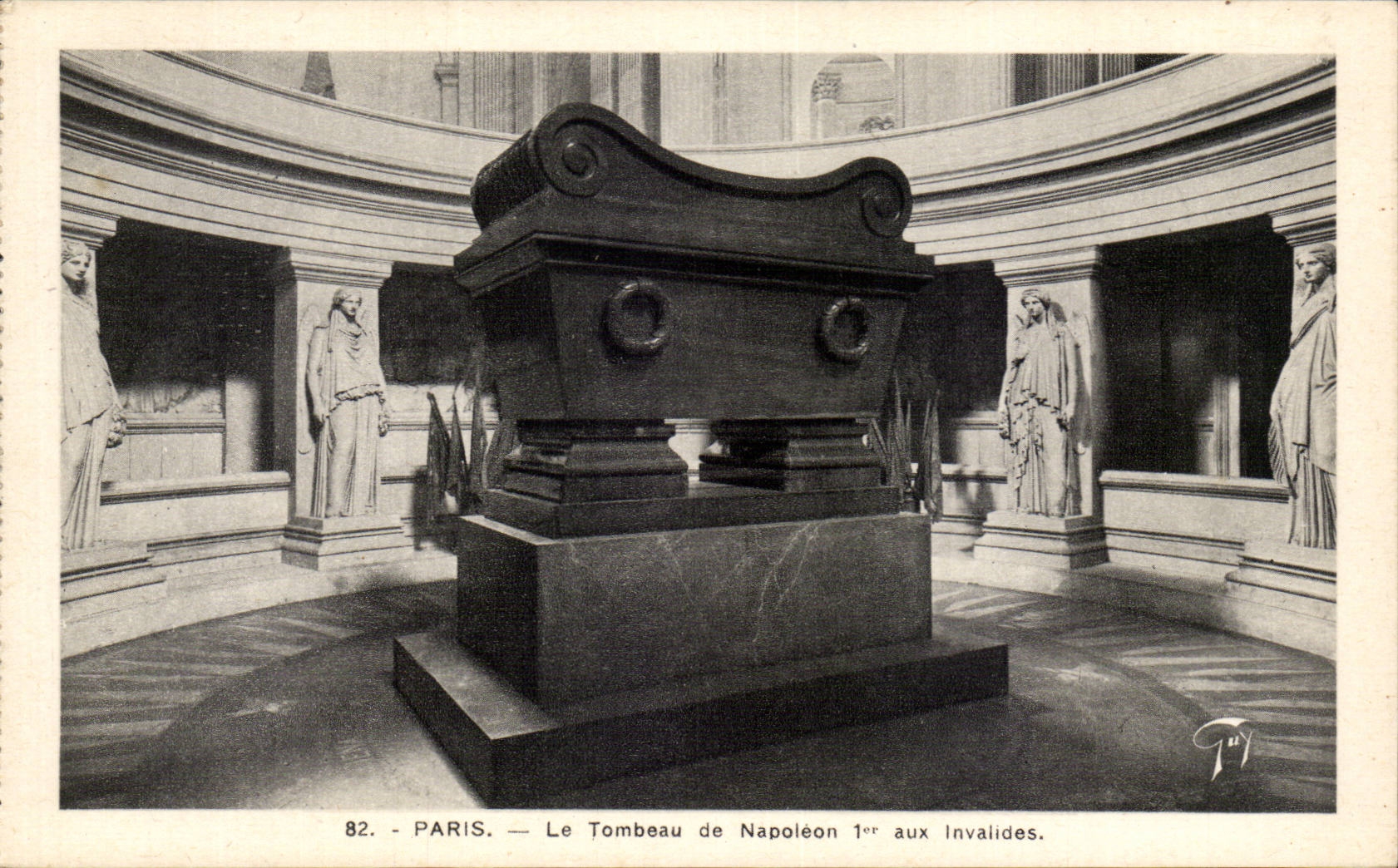 Paris CPA the tomb of Napoleon 1st to Invalides