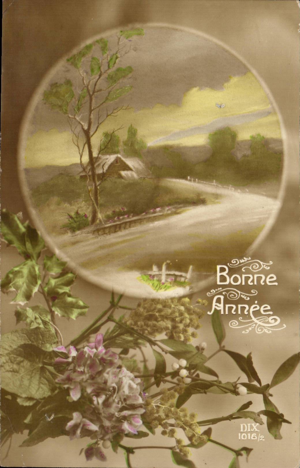 CPA Fantaisie Bonne annee