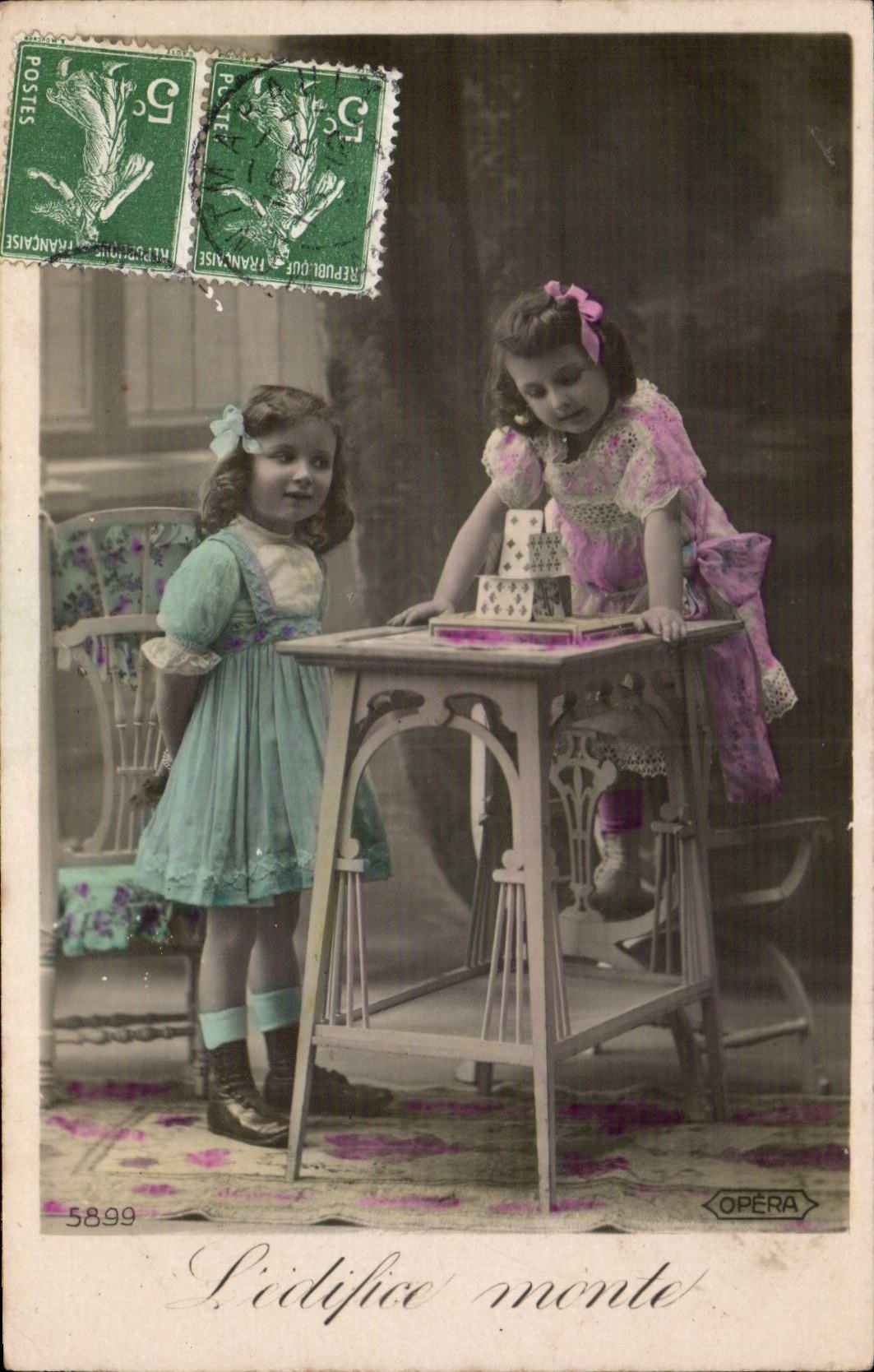 CPA Phantasie-Kinder