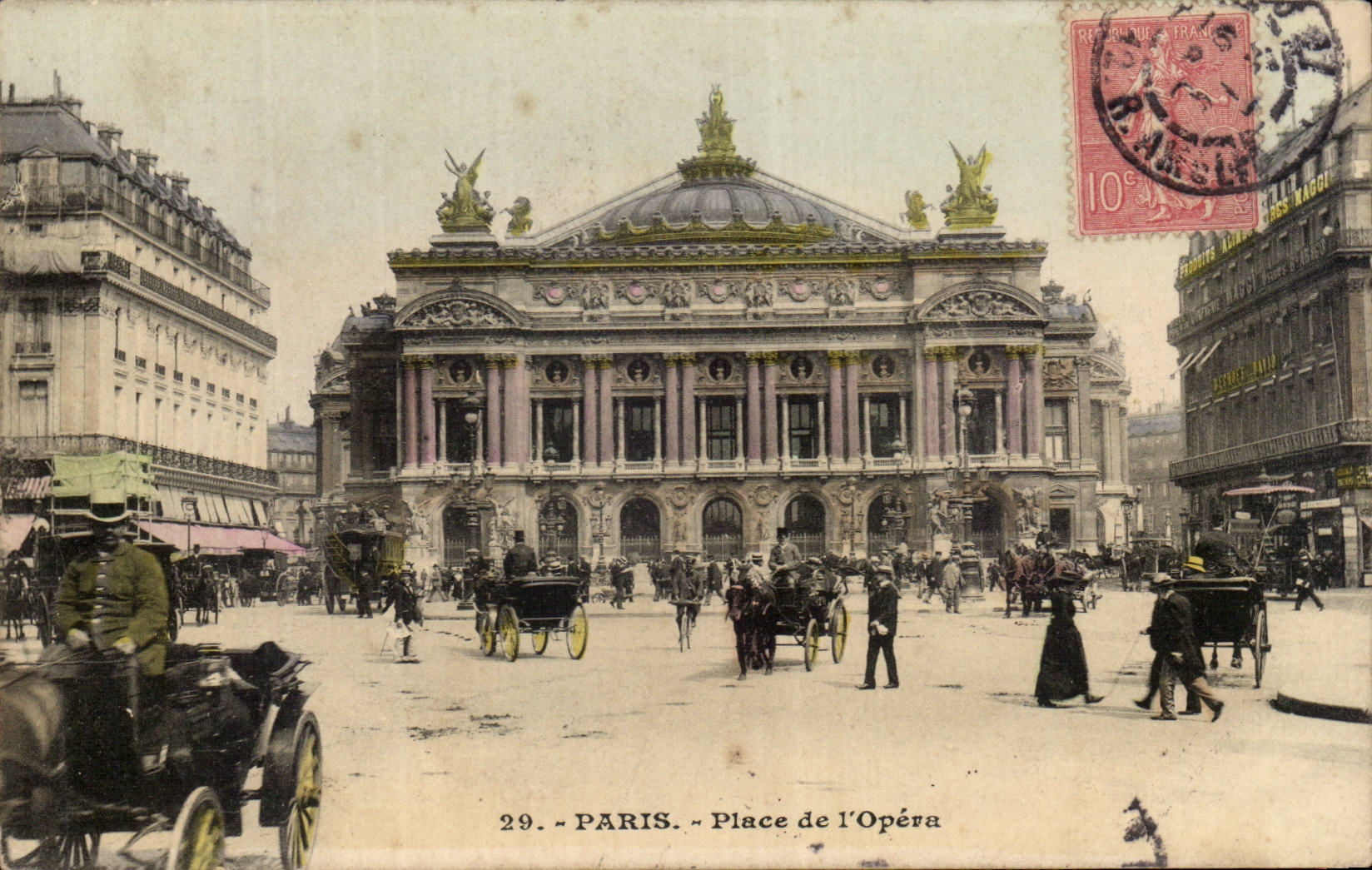 Paris CPA Places opera