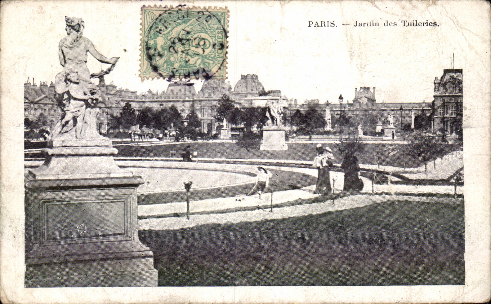 Paris CPA Jardin des Tuileries