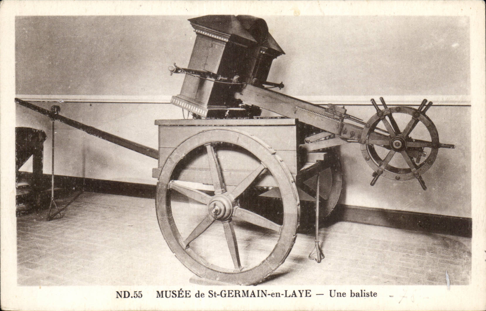 Museum deutscher Str im Bush-Hammer CPA ein balista