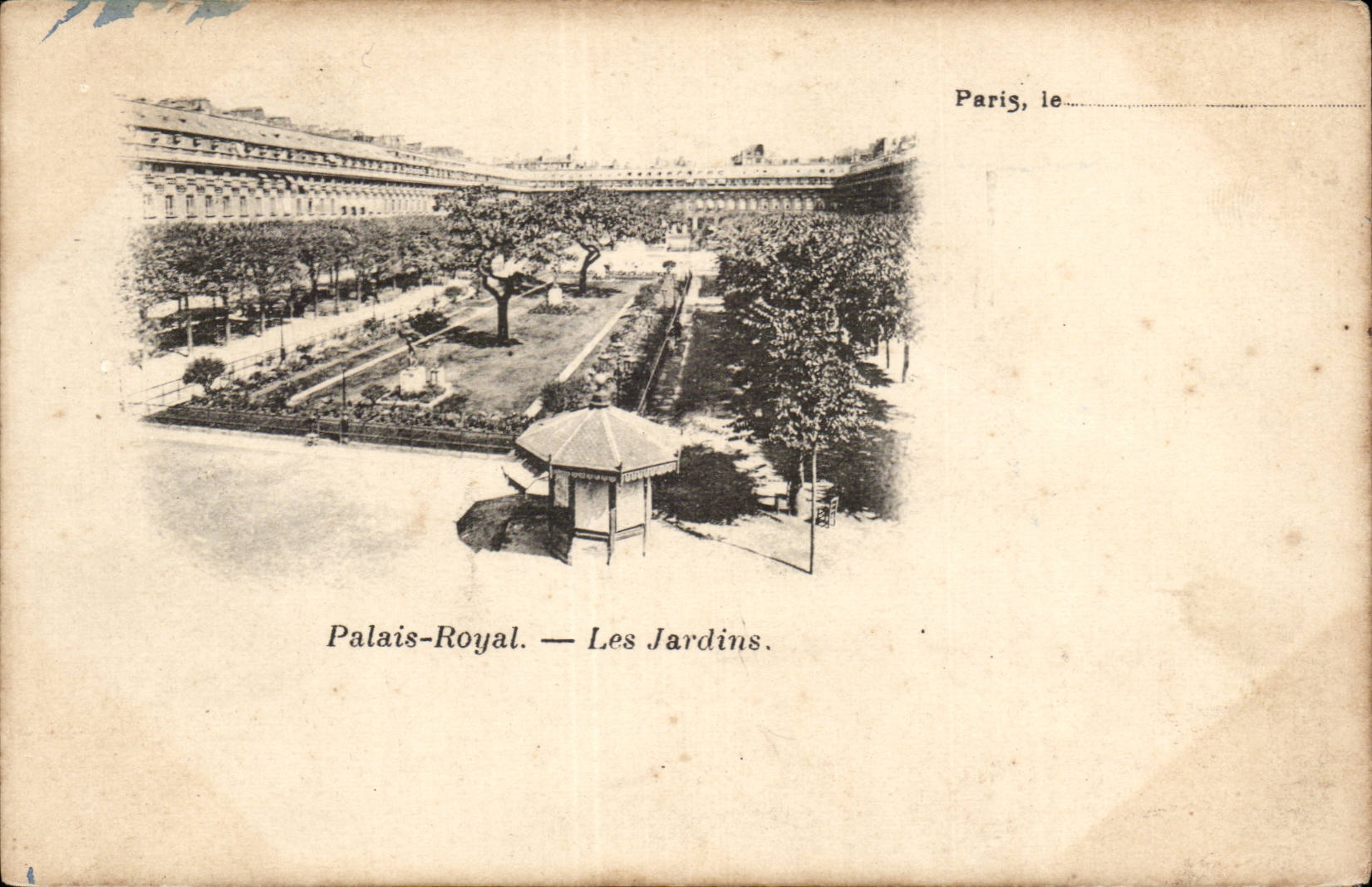 Paris CPA Palais Royal Les jardins