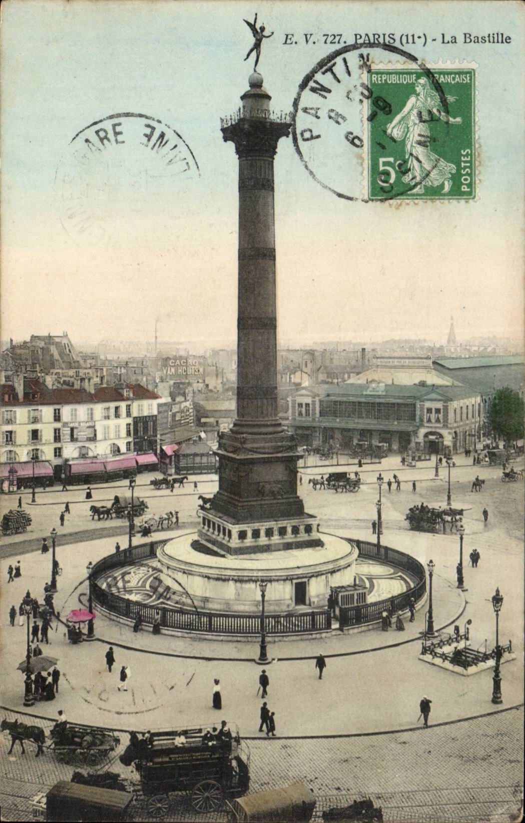 Paris CPA the Bastille