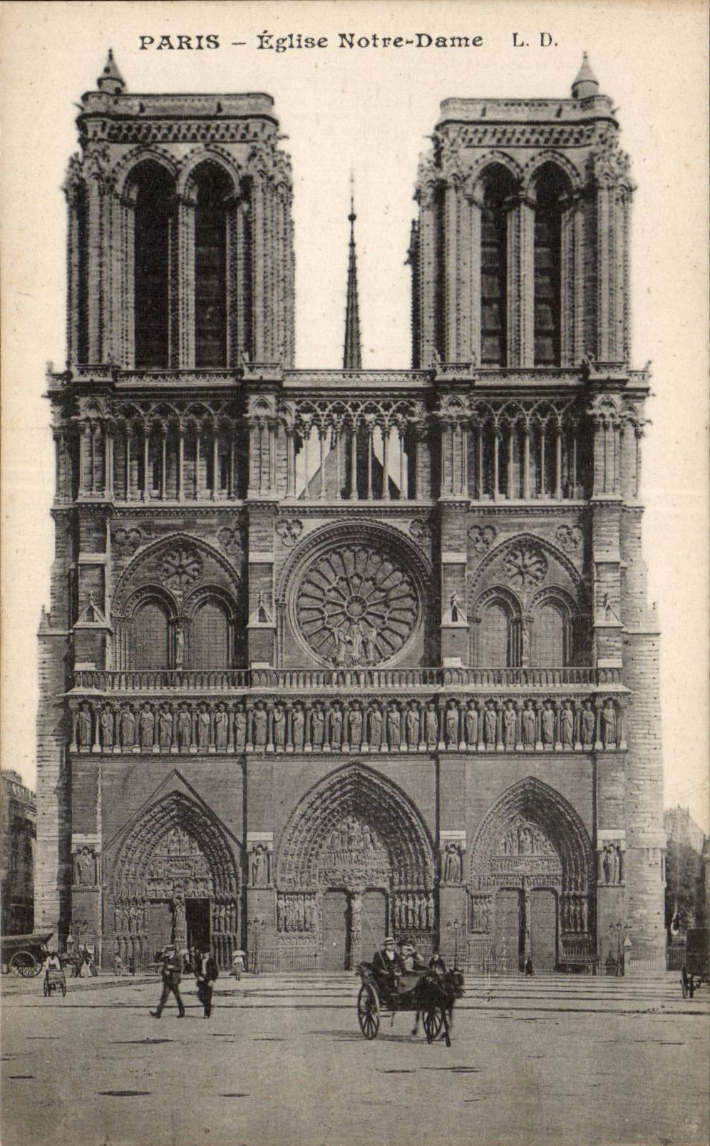 Paris CPA Eglise Notre DAme