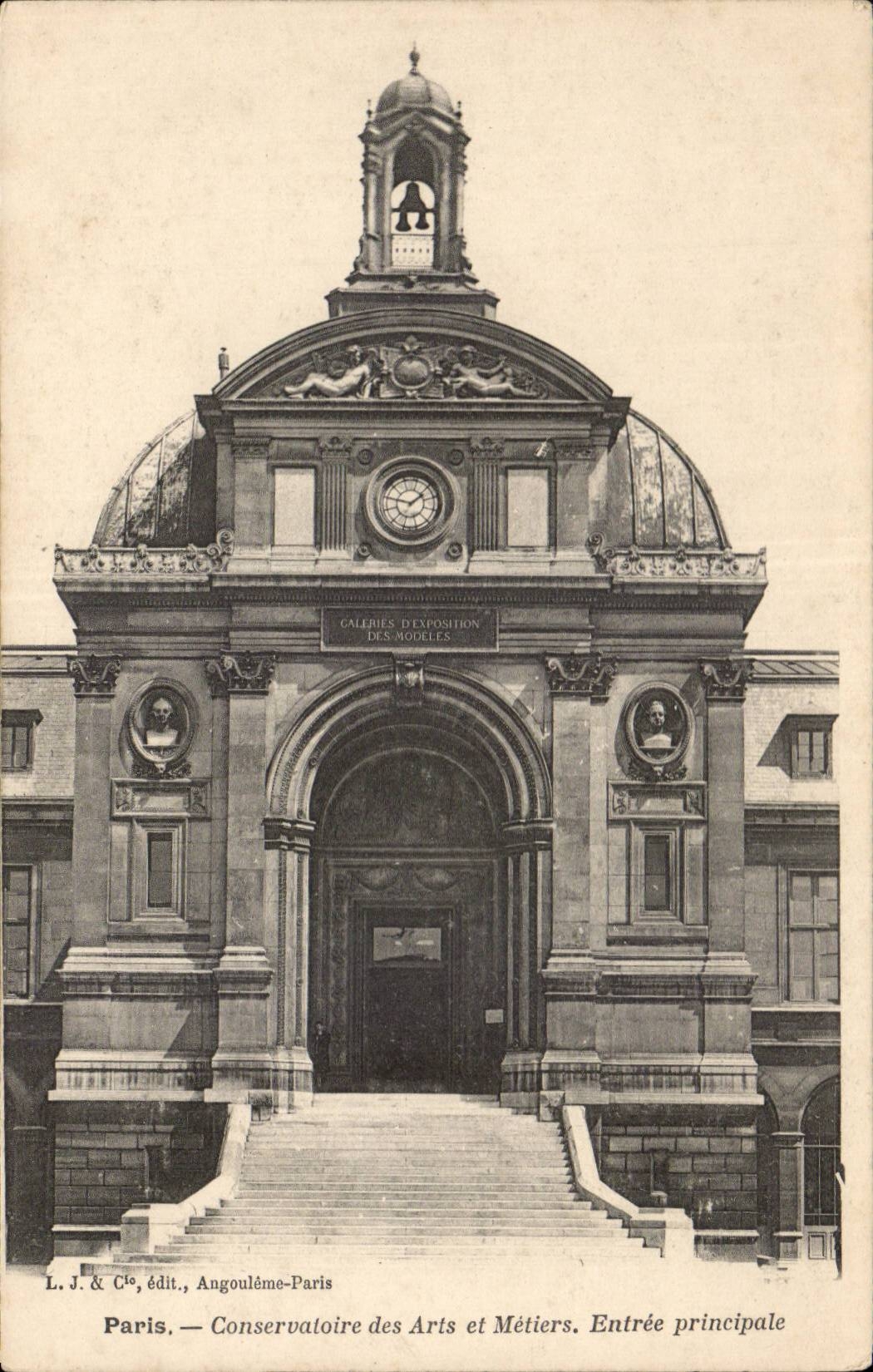 Conservatory Paris CPA of Arts and trades Main entrance