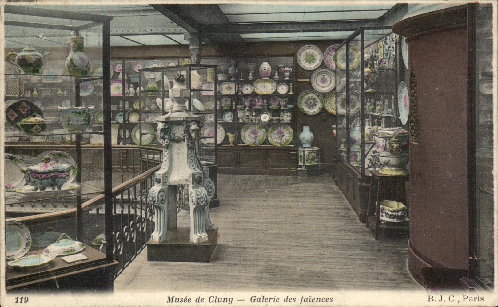 Paris CPA Museum of Cluny Gallery of Earthenware (earthenware)