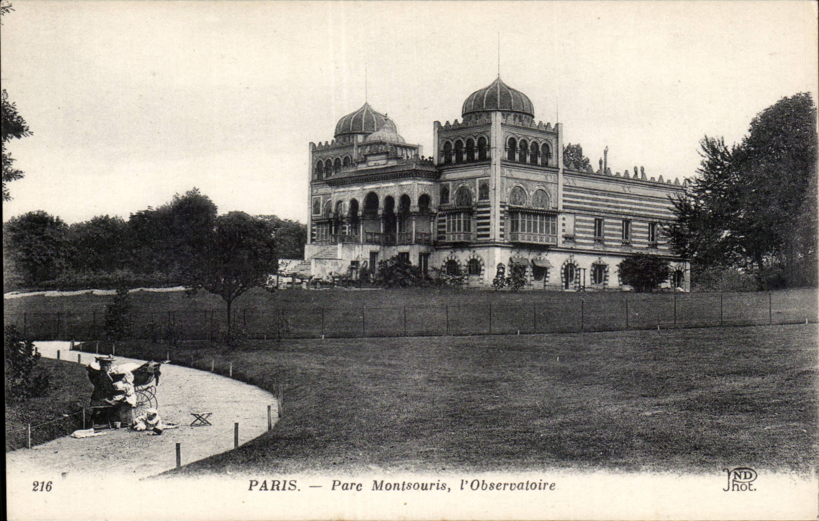 Paris CPA Montsouris Park the observatory