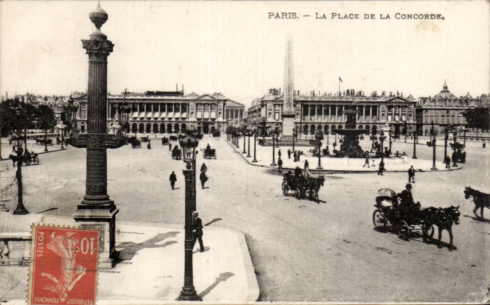 Paris CPA Place de la Concorde