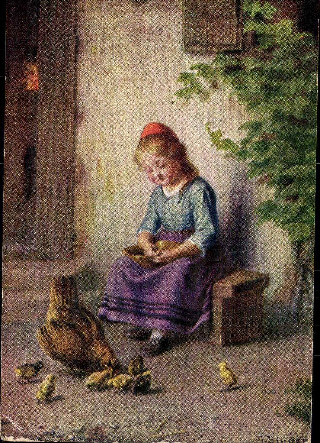 CPA Fantasy Child and hens