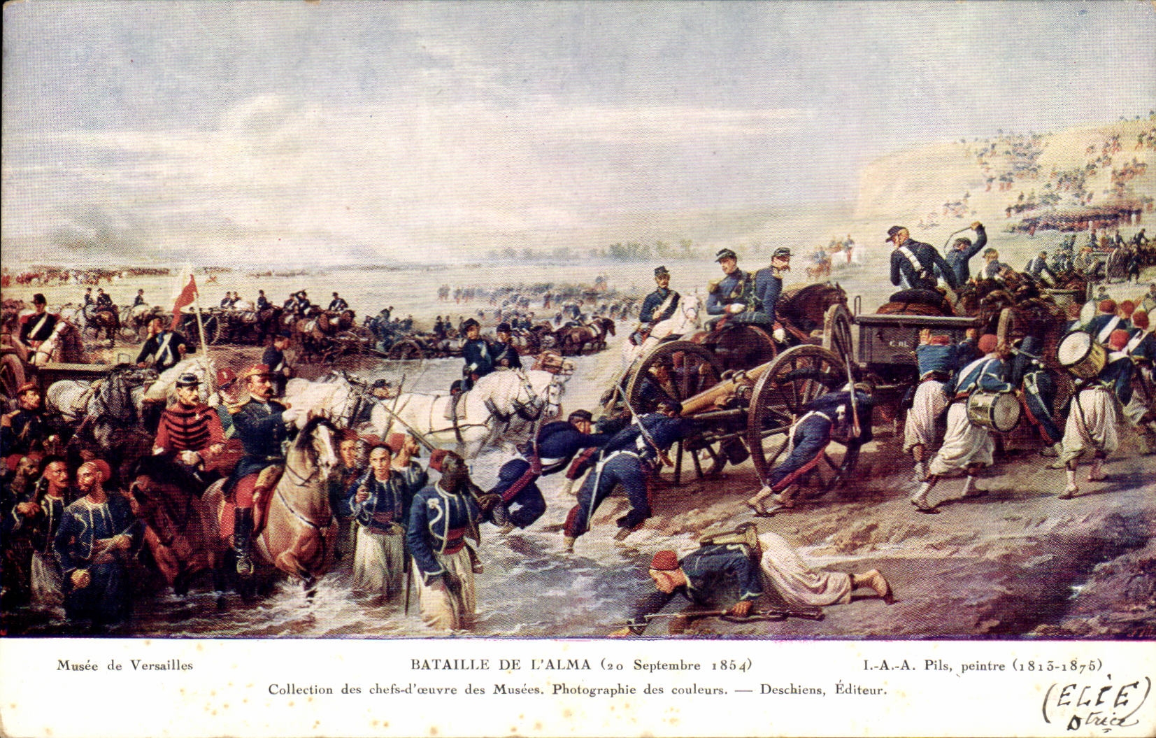 Museum of Versailles CPA Battles of Alma (September 1854)