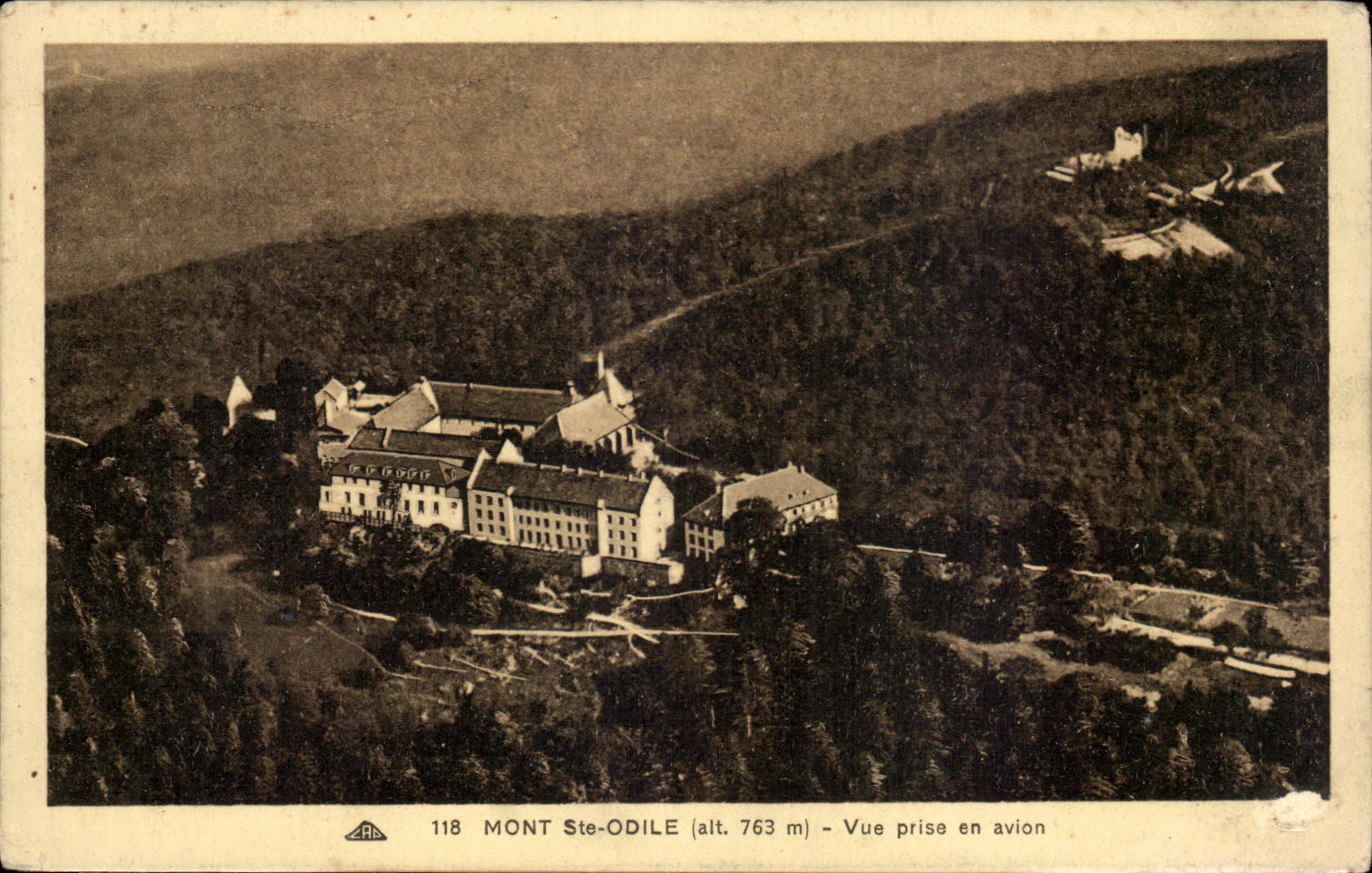 Str Odile CPA anbringen die in von der Flache gesehen wird