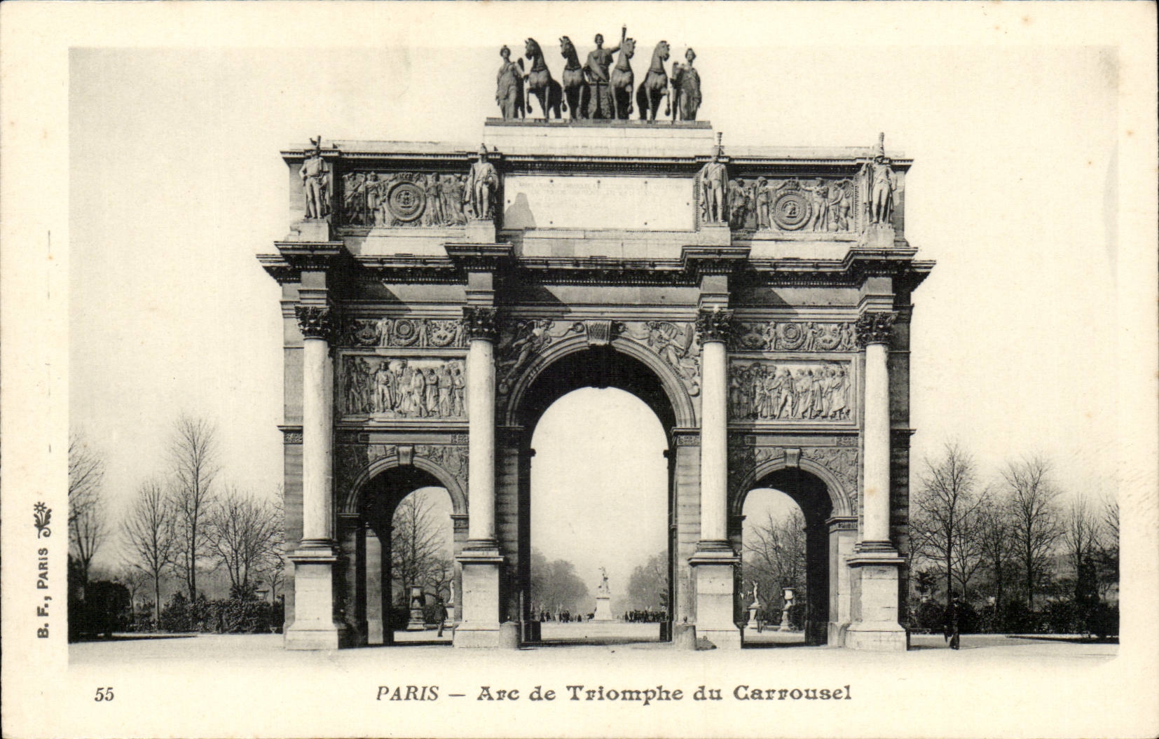 Paris CPA Arc de triomphe du carrousel