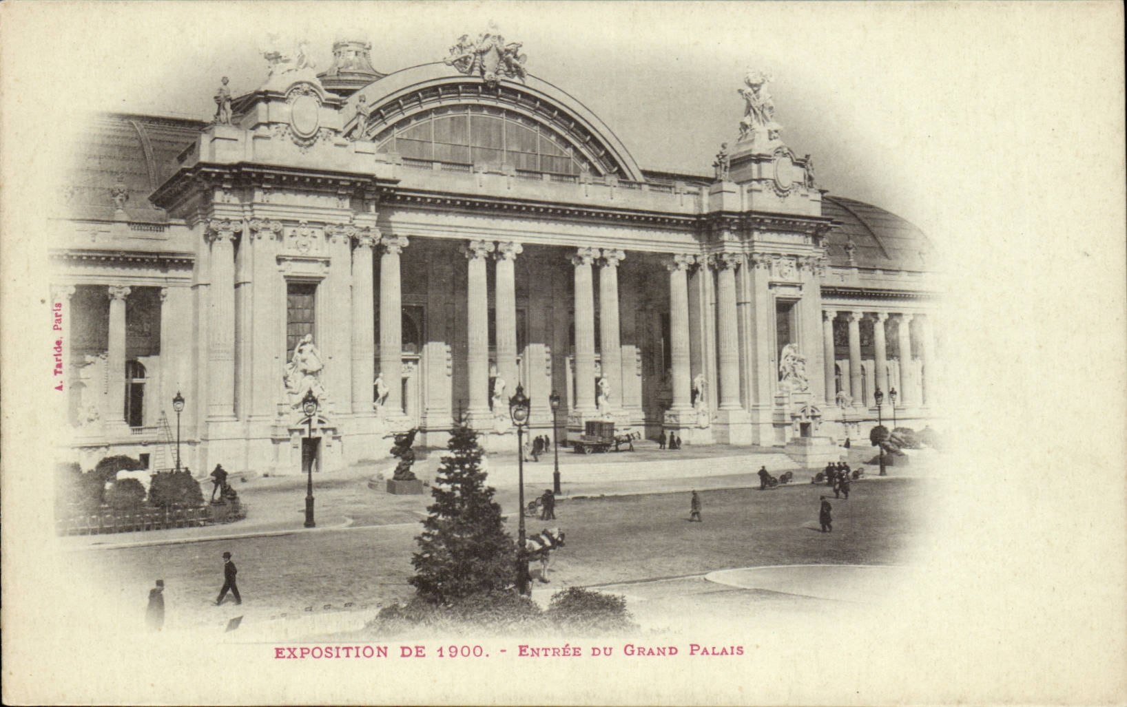 Paris CPA Fair of 1900 Entrance of the large palate