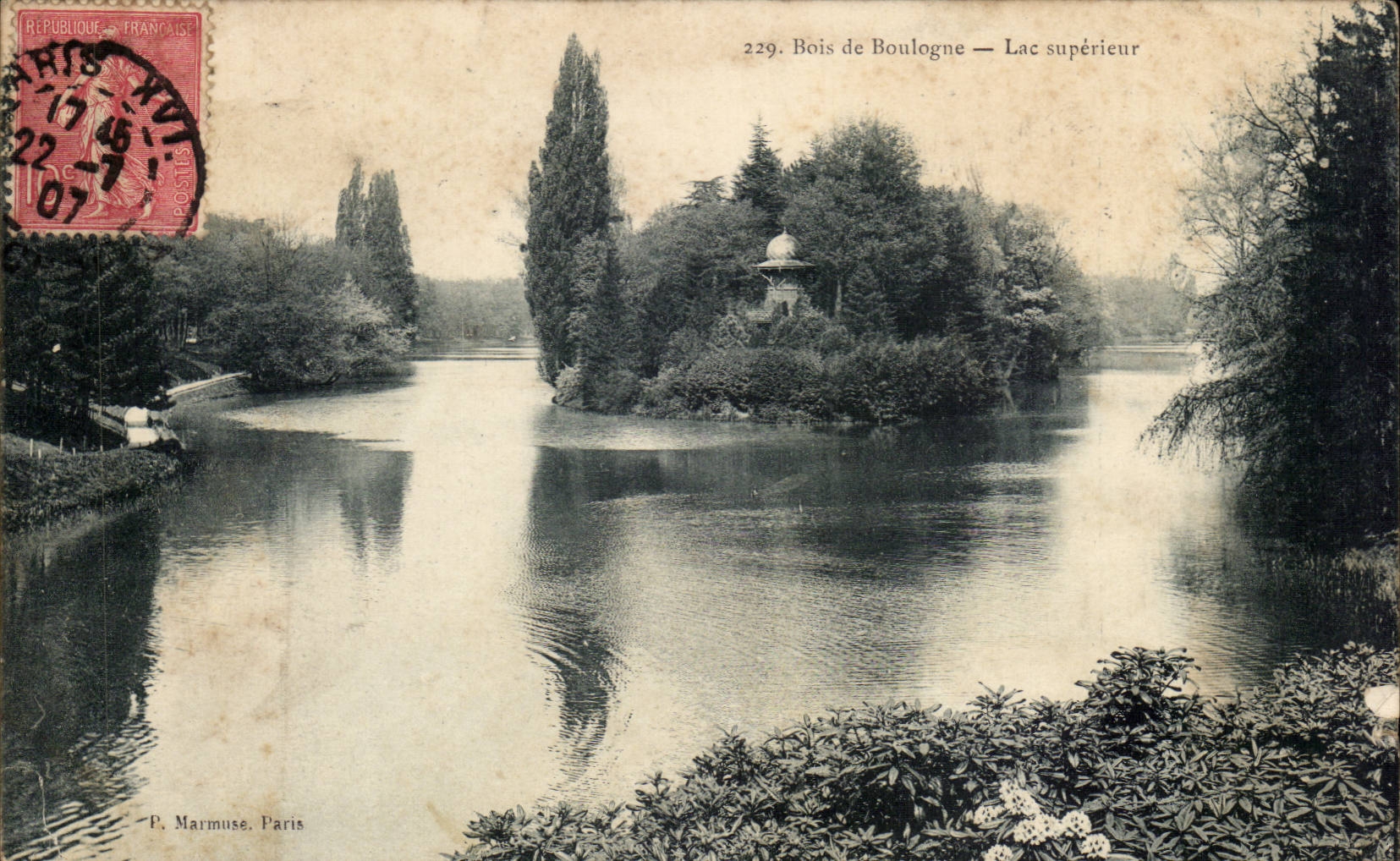 Paris CPA Bois de Boulogne Lac superieur