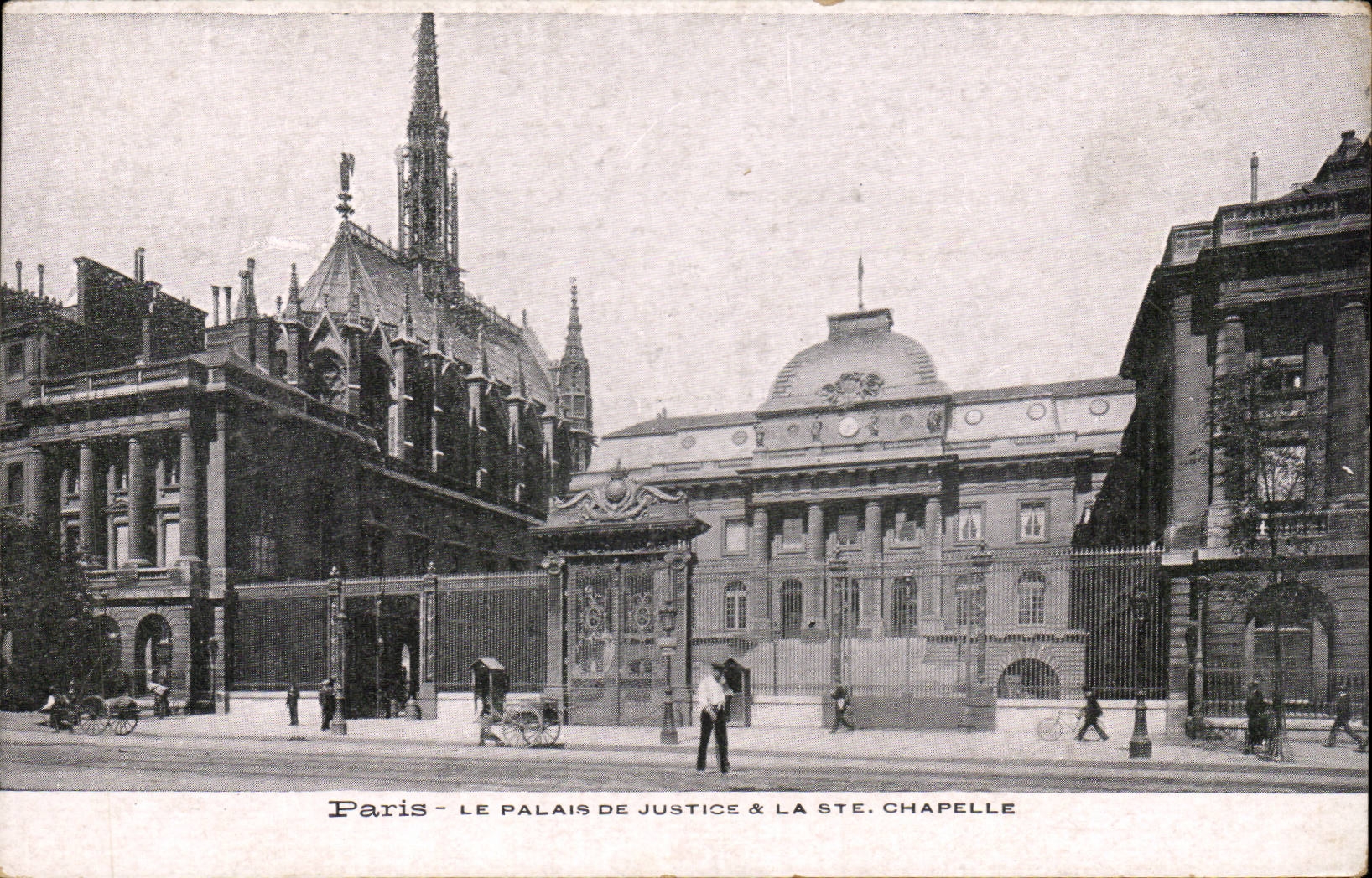 Paris CPA Palais de justice et la Sainte Chapelle