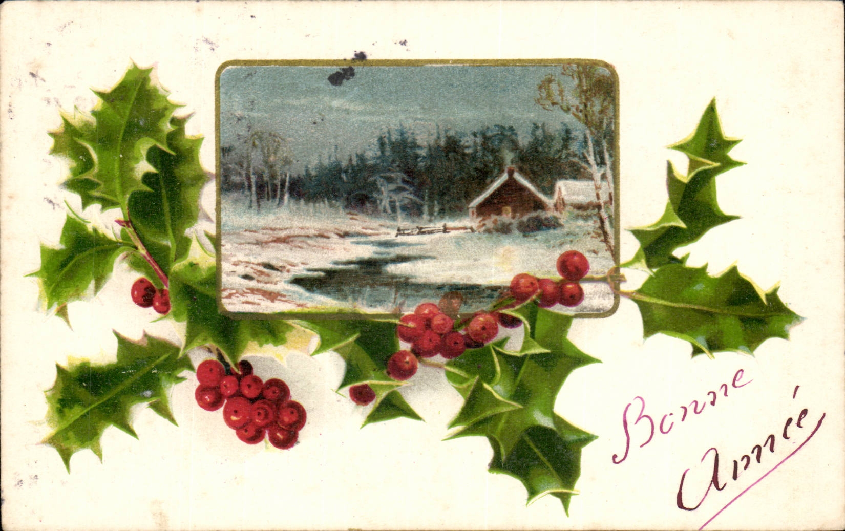 CPA Fantaisie Gui bonne annee