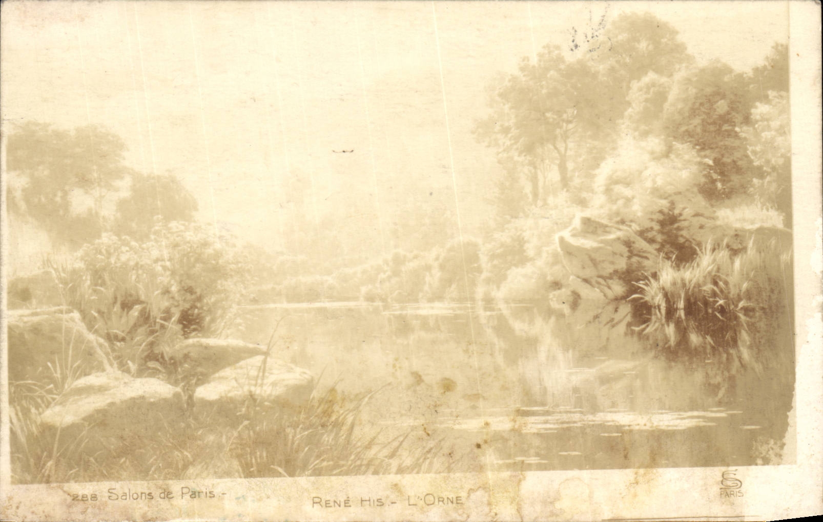 CPA Salons de Paris Rene His L'orne