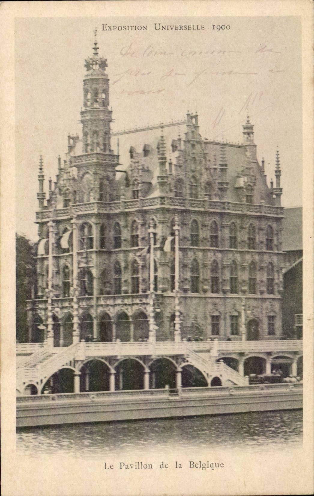 Paris CPA Exposition universelle 1900 Le pavillon de la Belgique