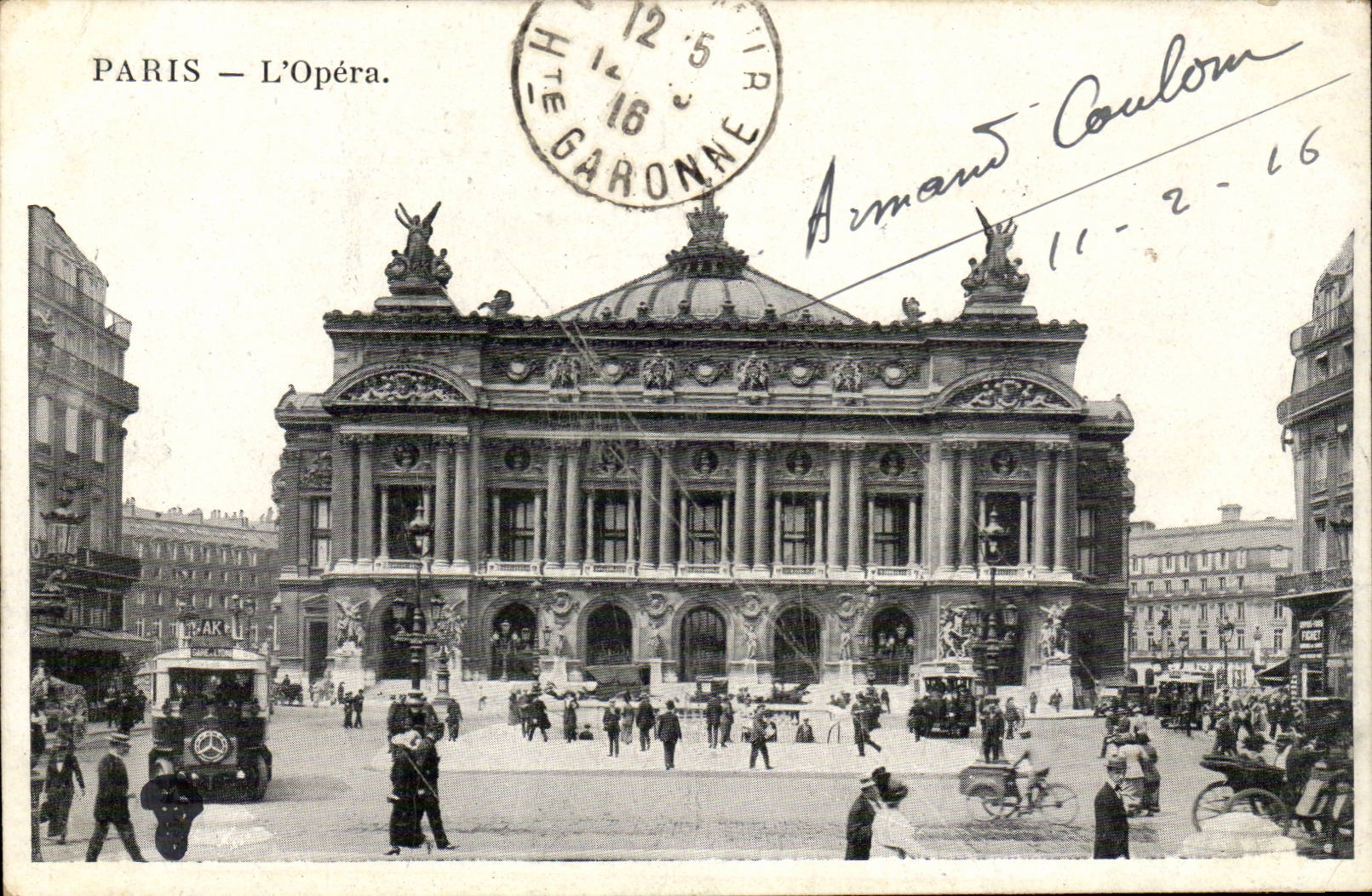 Paris CPA L'opera