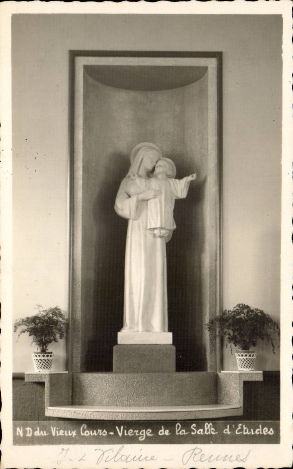 Rennes CPA ND du vieux cours Vierge de la salle d'etudes