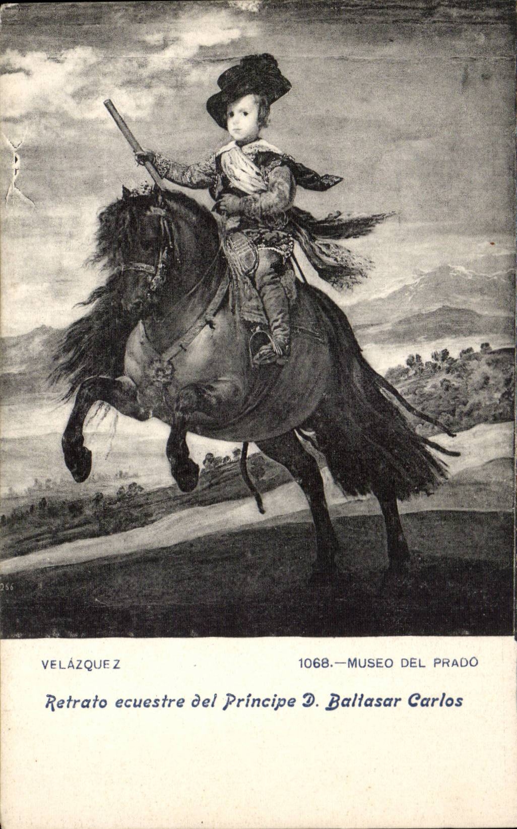 Velazquez CPA Retrato ecuestre del principe D Ballasar CArlos
