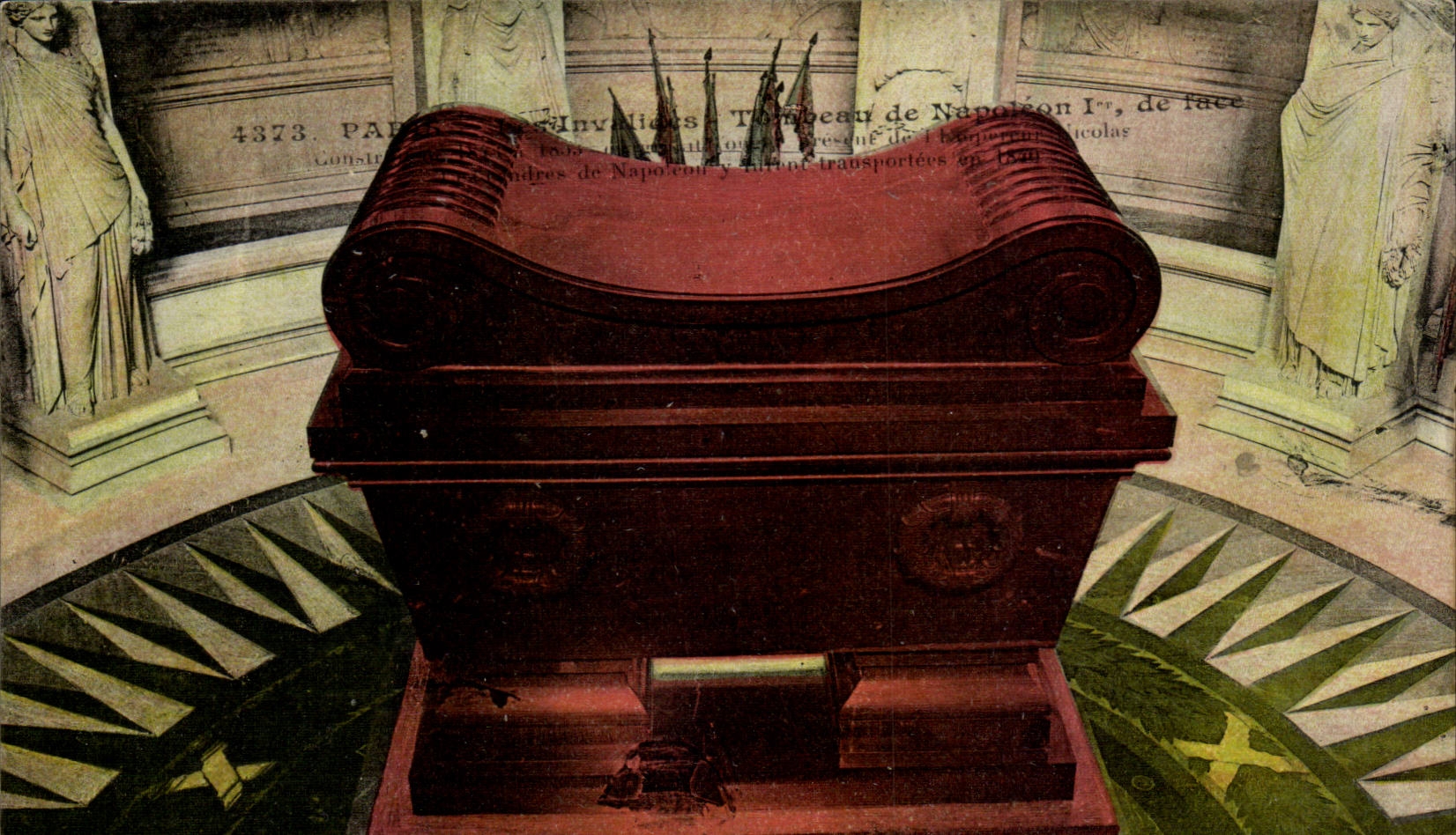 Paris CPA Invalides Tomb of Napoleon 1st